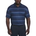thumbnail image 4 of Ben Hogan Men's and Big Men’s Texture Stripe Short Sleeve Golf Polo Shirt, up to Size 5XL, 4 of 5