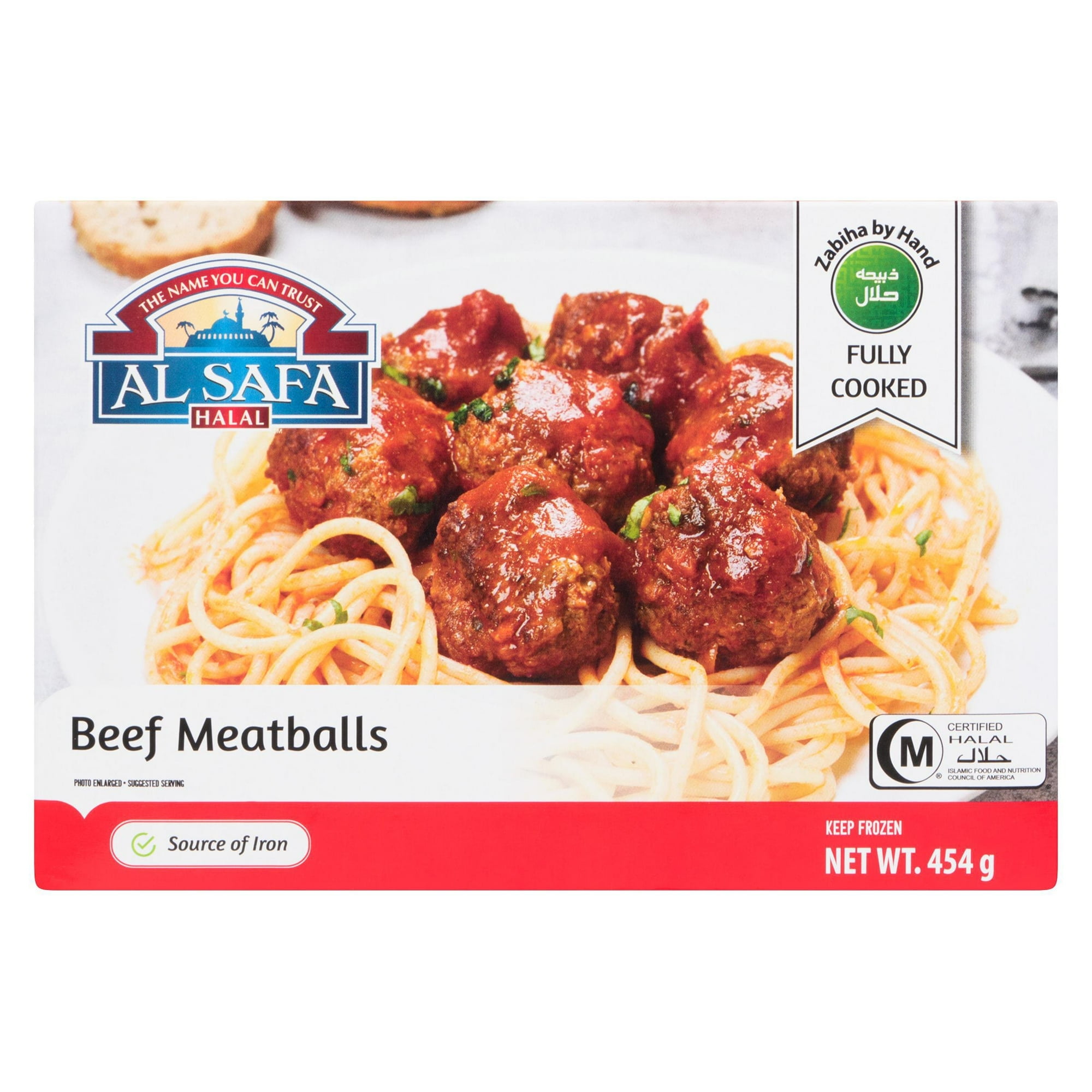 Al Safa Halal Fully Cooked Beef Meatballs