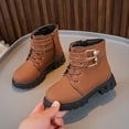 thumbnail image 5 of YLYL Unisex-Child Hiking Outdoor Waterproof Lace-up Comfort Construction Workboots, 5 of 6