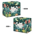thumbnail image 3 of HELLHERO Sewing Machine Dust Cover Cat and Leaves Pattern Lightweight Stylish Decrative Case, 3 of 8