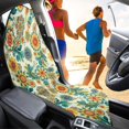 thumbnail image 3 of Bulopur Retro Front Car Seat Towel Universal Soft Breathable Seat Protector Boho Floral Non-Slip Towel for Car Decor Fit SUV Sedan Truck, 3 of 8