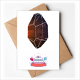 thumbnail image 1 of Crystal Universe Sky Fantasy Star Brown Happy Birthday Greeting Cards Envelopes Blank, 1 of 3
