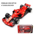 thumbnail image 1 of Bburago-modelo de coche Alfa Romeo C42 #24Guanyu Zhou #77Valtteri Bottas de aleación F1, juguete de colección de regalo de simulación, 1:43, 2022 Fivean unisex, 1 of 2