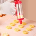 thumbnail image 4 of Biscuits Extruder Press, Transparent Tube Food Grade Material Biscuits Press  Kit Red  For Home, 4 of 8