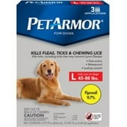 PetArmor Flea & Tick Protection for Dogs, 45-88 Pounds, 1 month supply