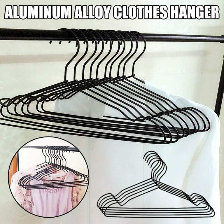 Specilite Wire Hangers 100 Pack, Metal Wire Clothes Hanger Bulk for Coats, Space Saving Metal Hangers Non Slip 16 inch 12 Gauge Ultra Thin -Bronze