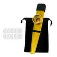 thumbnail image 3 of yotijay Kazoo Good Companion Party Favors Mouth Flute for Kids Music Lovers Beginner Gold, 3 of 9