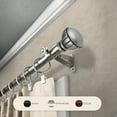 thumbnail image 2 of Magnolia 13/16" Bay Window curtain rod 20"-36", 38"-72" - Satin Nickel, 2 of 4