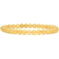 thumbnail image 1 of Angelstones Bracelet Extensible Unisexe en Perles Rondes 6 mm en Jade Jaune Naturel, 1 of 5