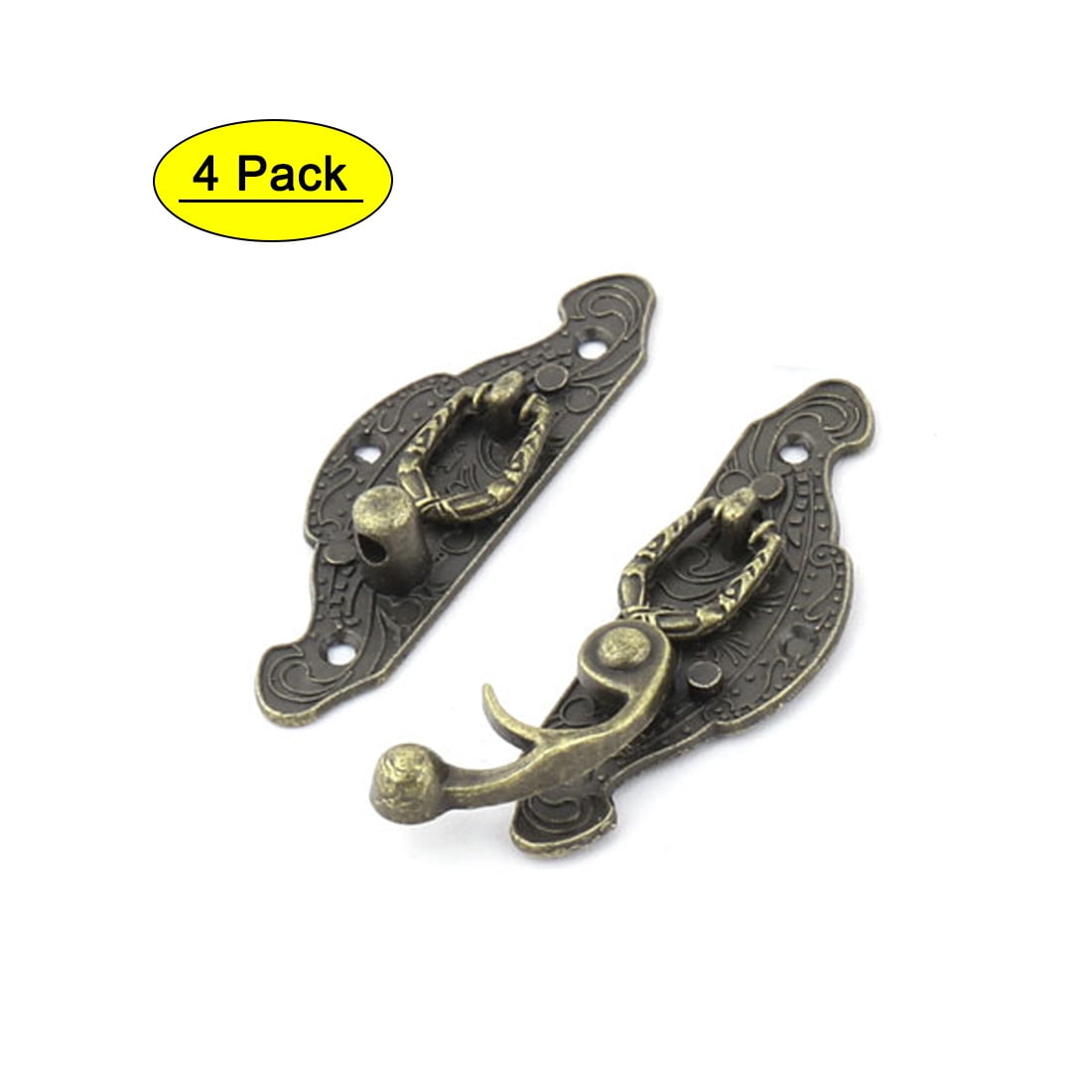 Uxcell Gift Box Metal Left Swing Arm Clasp Toggle Latches Catch Hasp