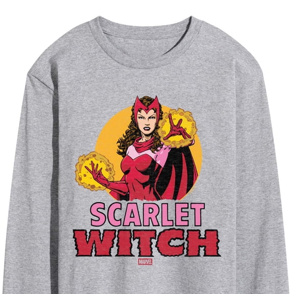 Marvel - Scarlet Witch Logo - Men's Long Sleeve Graphic T-Shirt