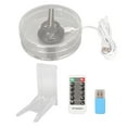 thumbnail image 2 of 3D Hologram Projector Fan, Remote Control Clear Cover 48 LEDs Holographic Advertising Machine Built in Speaker with Memory Card for  for Shopping Mall, 2 of 7