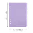 thumbnail image 2 of Raindrops 12Ud Separadores Para Cuadernos En Material PP Color Morado Para Trabajo Y Estudio, 2 of 8