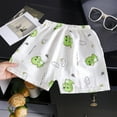 thumbnail image 2 of Girls Summer Casual Plaid Shorts Breathable Loungewear Sleepwear Comfortable Toddler Kids Pants For Daily Wear, 2 of 3