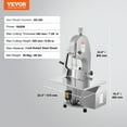 thumbnail image 3 of VEVOR Commercial Electric Meat Bandsaw, 1800W Stainless Steel Countertop Bone Sawing Machine,Workbeach 15" x 19.1",7.09 Inch Max Cutting Thickness,Frozen Meat Cutter with 5 Blades for Rib Pork Beef, 3 of 9