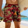 thumbnail image 4 of Mceream Mens Swim Trunks Funny Quick Dry Board Shorts with Pockets Casual Shorts Drawstring Summer Beach Shorts Bathing Suits Hawaii Swim Trunks Multicolor M, 4 of 8