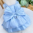 thumbnail image 2 of Xiao Hua Vestido para cachorro, bonito vestido de princesa para gato, falda para perritas pequeñas (A175, XXL), 2 of 4
