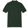 thumbnail image 2 of Educated Uniforms Boys 4-20 Short Sleeve Pique Polo Shirt Hunter 8, 2 of 5