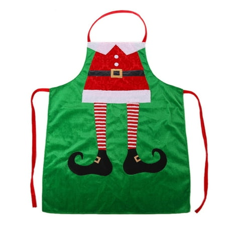

Nomeni 1PCS Christmas Apron Funny Cartoon Apron Style Christmas Santa Snowman Christmas Dinner Party Cooking Baking Barbecue Crafting House Cleaning Kitchen