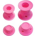 thumbnail image 1 of 20-Pack Women's Silicone Curling Irons - Easy Style Sleeping Curling Iron - No Heat Beauty Aid - Pink, 1 of 4