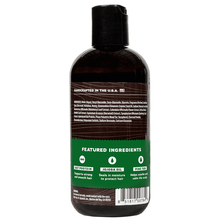 Dr. Squatch Men's Natural Shampoo for All Hair Types, Fresh Falls, 8 oz