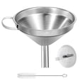 thumbnail image 1 of Embudo de Cocina de Acero Inoxidable Metálico con Colador 4.3 Pulgadas, 1 of 7