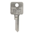 thumbnail image 1 of Candado universal con llave tradicional Hillman con llave en blanco, 10 unidades, 1 of 1