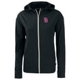thumbnail image 2 of Women's Cutter & Buck  Black San Diego Padres City Connect Daybreak Eco Recycled Full-Zip Hoodie, 2 of 3