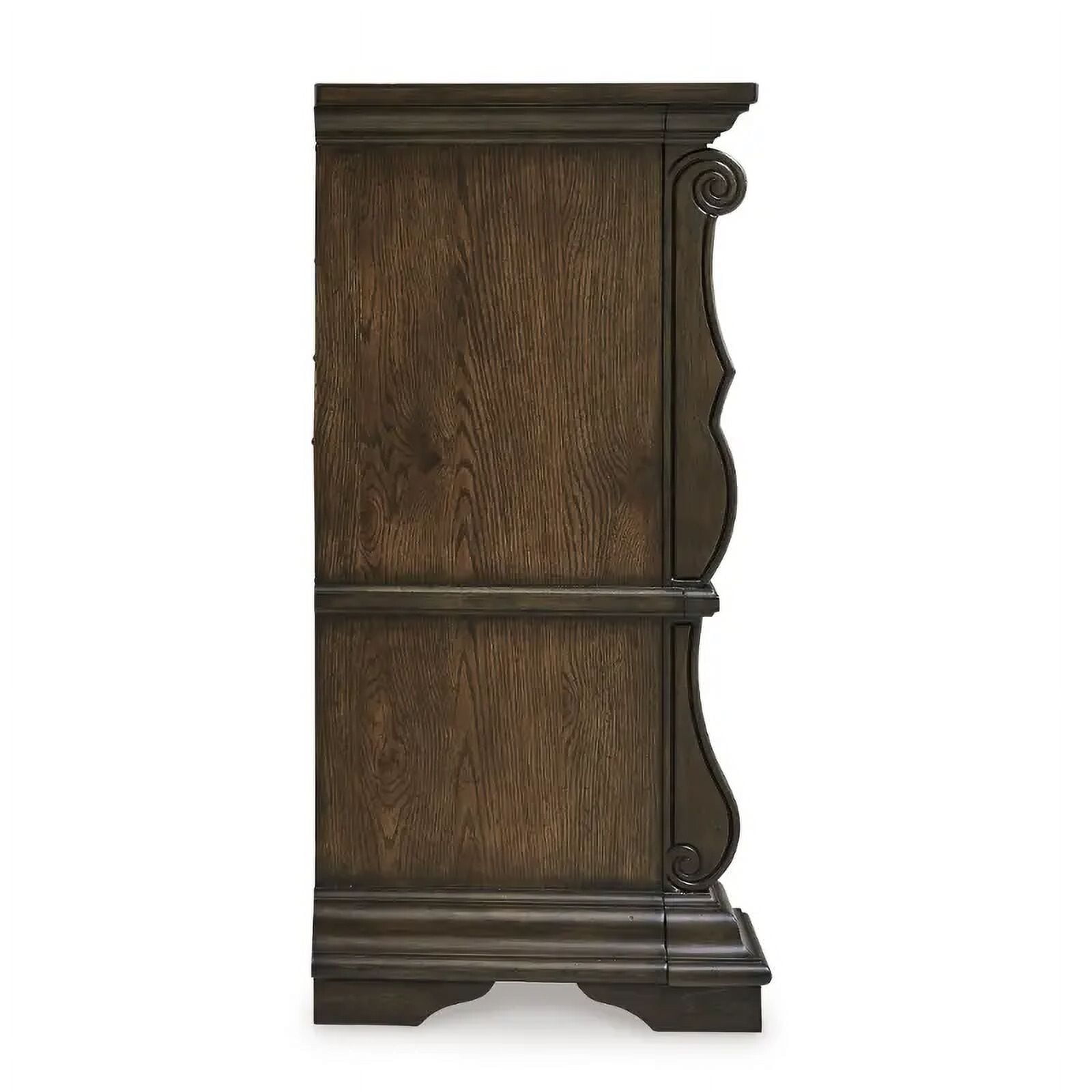 Buy Ashley Furniture Maylee Dark Brown Dresser at Ubuy France