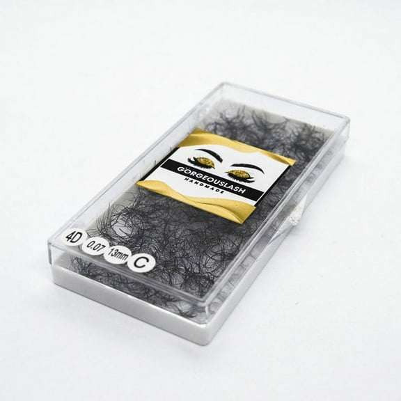 4D Curl C Lashes. 1000 Premade Volume Fans. Eyelash Extension. Handmade and Gorgeously Crafted!