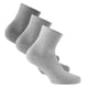 thumbnail image 1 of Rohner Basic calcetines quarter unisex, pack de 3 - quarter deportivo, mezcla de algodón, color liso Gris 43-46, 1 of 3