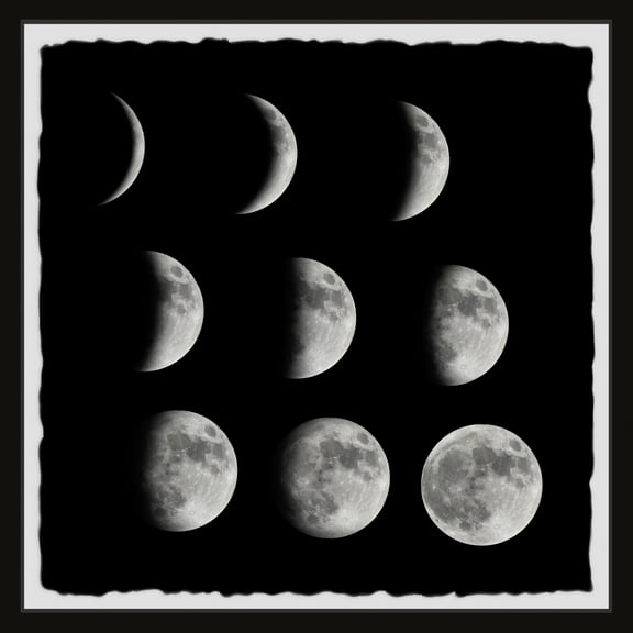 Marmont Hill Phases of the Moon III Framed Wall Art