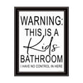 thumbnail image 5 of Kids Bathroom Black Framed Print Bathroom Wall Art, 5 of 9