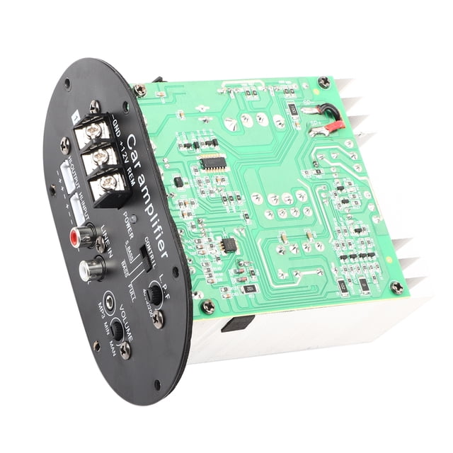 Placa amplificadora de audio para coche, 120 W, 12 V, núcleo de subwoofer de graves de tono completo puro, amplificador de altavoz estéreo automático