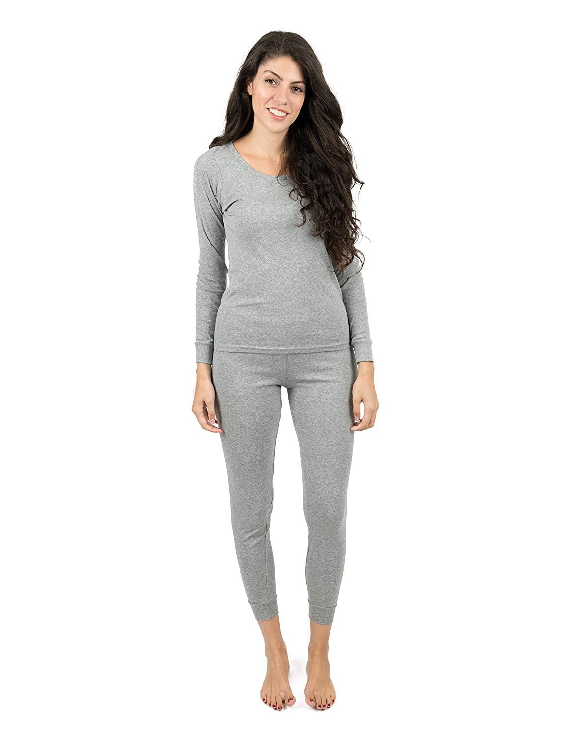 Leveret - Leveret Womens Pajamas Solid 2 Piece Pajama Set 100% Cotton ...