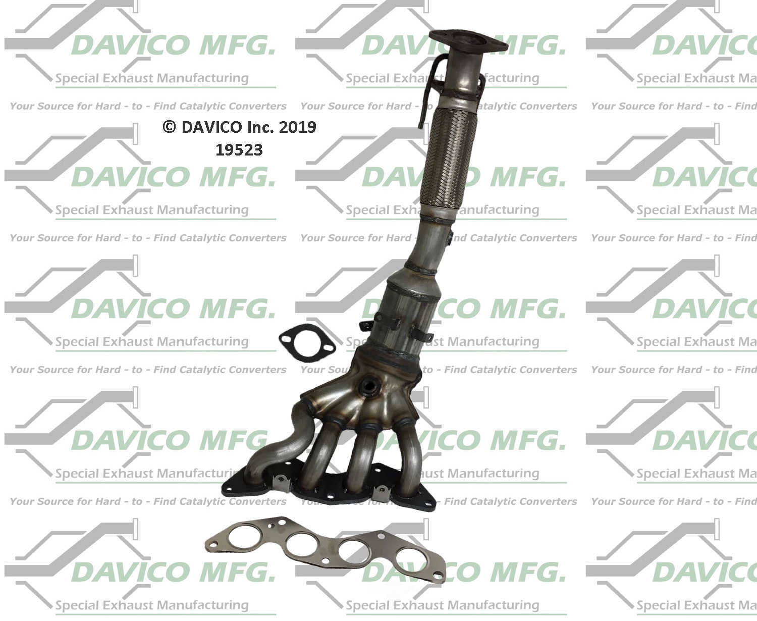 Davico Mfg 19523 Direct-Fit Catalytic Converter