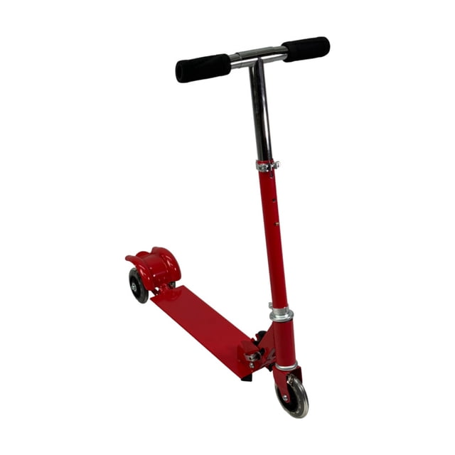 Scooter Patín Del Diablo Plegable The Baby Shop altura ajustable Rojo -