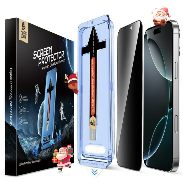 Protector de pantalla MAGIC JOHN para iPhone 16 Pro Max 6.9"