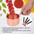 thumbnail image 1 of ANGGREK Kitchen Measuring Tool,Measuring Spoon Set,4pcs/Set Household Stainless Steel Rose Gold Measuring Spoon Set Kitchen Baking Tools, 1 of 8