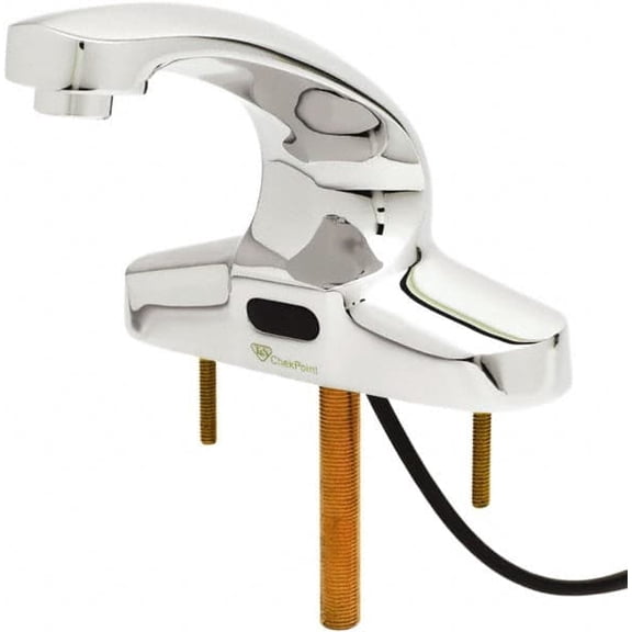 Deck Plate Mounted Electronic User Adjustable Temperature Control Mixer Faucet