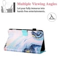 thumbnail image 3 of Allytech Galaxy S6 Lite 10.4" Case SM-P610 P615 (Not for Galaxy S6 10.5"), Slim Fit Folio Flip Stand Smart Cover Auto Sleep Wake Case for Samsung Galaxy Tab S6 Lite 10.4", Marble, 3 of 7