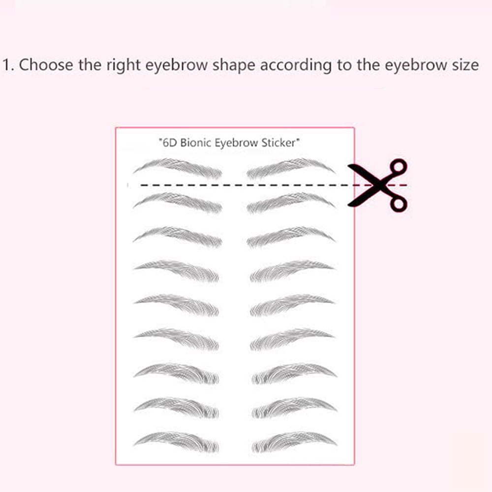 Eyebrow Shape Chart