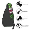 thumbnail image 5 of Slimer Ghostbusters Sling Bag Crossbody Backpack Chest Bags Diagonally Travel Daypack For Women Men Adults Teen, 5 of 8