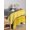 Yellow Gray, variant on Yellow Grey Table Cloth, Vintage Stripe Farmhouse Wood Grain Ombre Waterproof Tablecloth for Square Tables, Reusable Washable Fabric Table Cover for Restaurant Kitchen Dining Tables 54"x54"