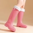 thumbnail image 5 of YUEHUA Womens Rain Boots Stylish Mid Calf Boots for Women Rainy Days Casual Outfits Outdoor Activities Waterproof Lightweight Anti-Slip Garden Boots, 5 of 9