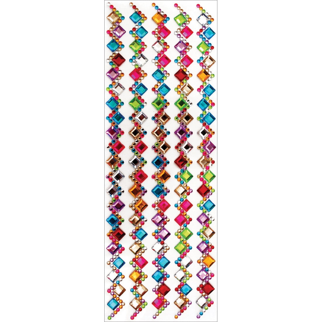 MultiCraft Jewel Border Stickers -Diamond Jubilee - Walmart.com