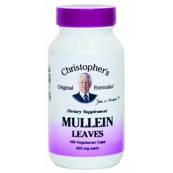 Dr. Christopher's Original Formulas Mullein Leaves Capsules, 100 Ct