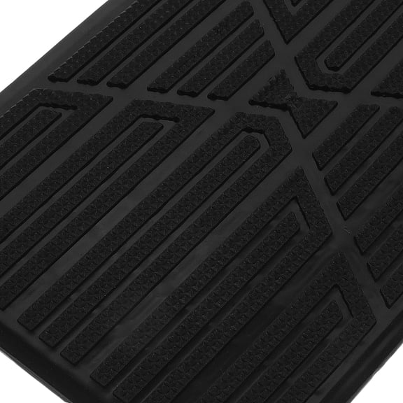 OUNONA Black Rubber Car Carpet Protector Wear-Resistant Pedal for Car