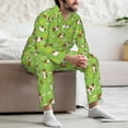 thumbnail image 7 of Kdxio Guinea Pigs Men’s Pajama Set Pajamas For Men 2 Piece PJ Set with Men Pajama Pants and Long Sleeve T-Shirt Lounge Set-Large, 7 of 7