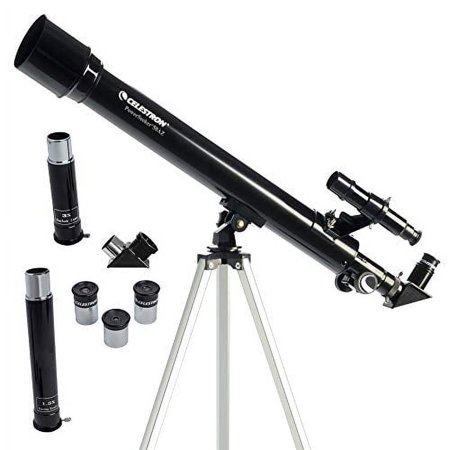 Celestron PowerSeeker 50mm AZ Refractor Telescope with 3x Barlow Lens